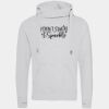 Cross neck hoodie Thumbnail