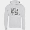 Cross neck hoodie Thumbnail