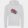 Cross neck hoodie Thumbnail